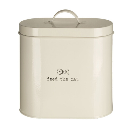 Premier Housewares Adore Pets Feed The Cat Food Storage Bin With Spoon