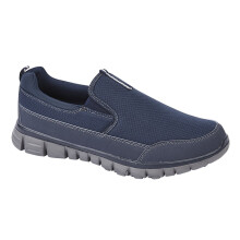 (12 UK) Dek Mens Neptune Slip On Trainers Blue