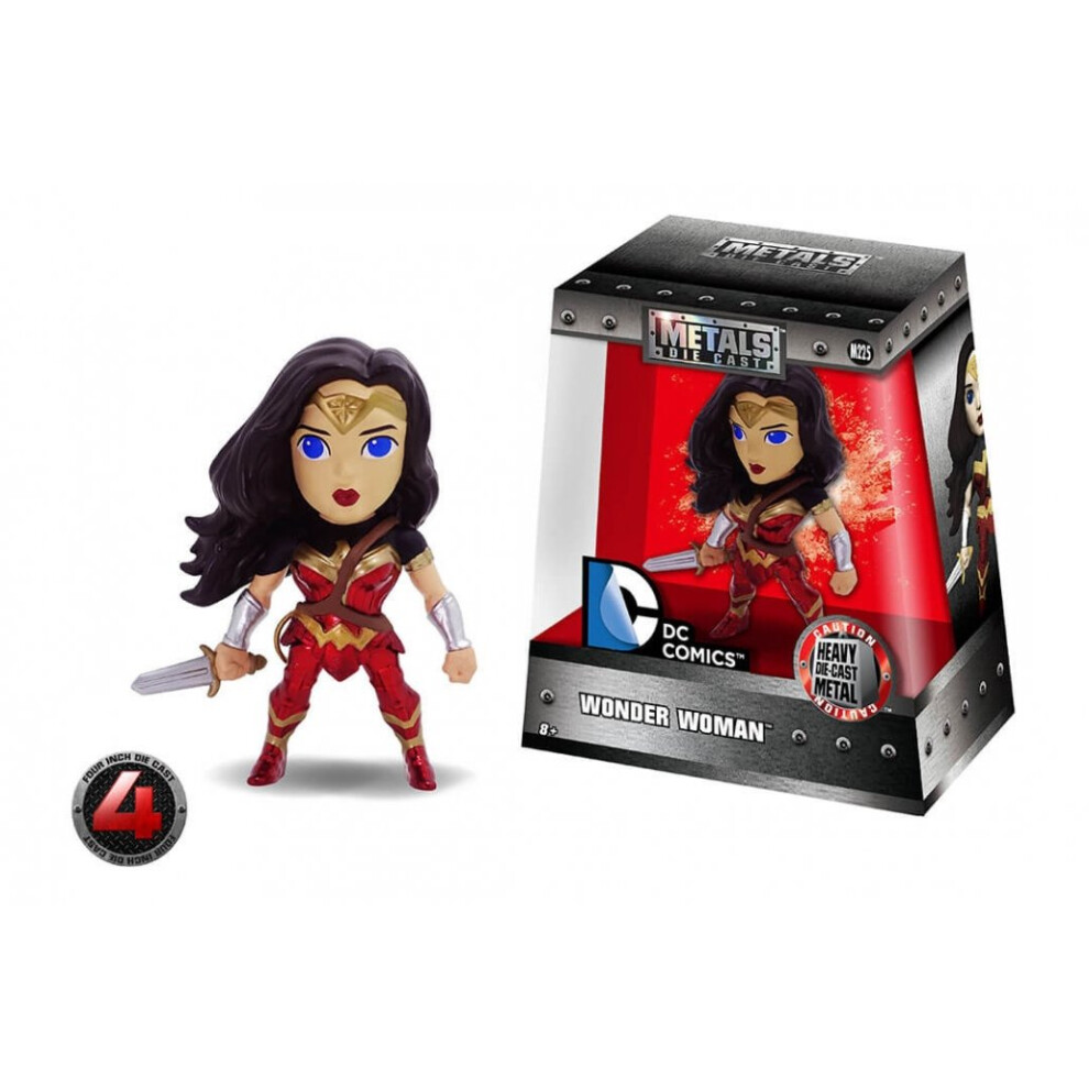 Jada Metals Diecast 4" DC Comics Wonder Woman Figure M225