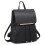 Miss Lulu Miss Lulu Women's Black Faux Leather Backpack | PU Leather Backpack 1