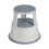 Premier Housewares (Grey) 2 Tier Step Stool Robust Steel Non-slip Rubber Top 1