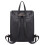 Miss Lulu Miss Lulu Women's Black Faux Leather Backpack | PU Leather Backpack 5