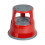 Premier Housewares (Red) 2 Tier Step Stool Robust Steel Non-slip Rubber Top 1