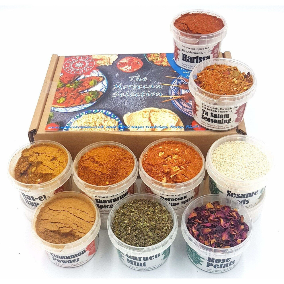 Moroccan Spice And Seasoning Selection Gift Box