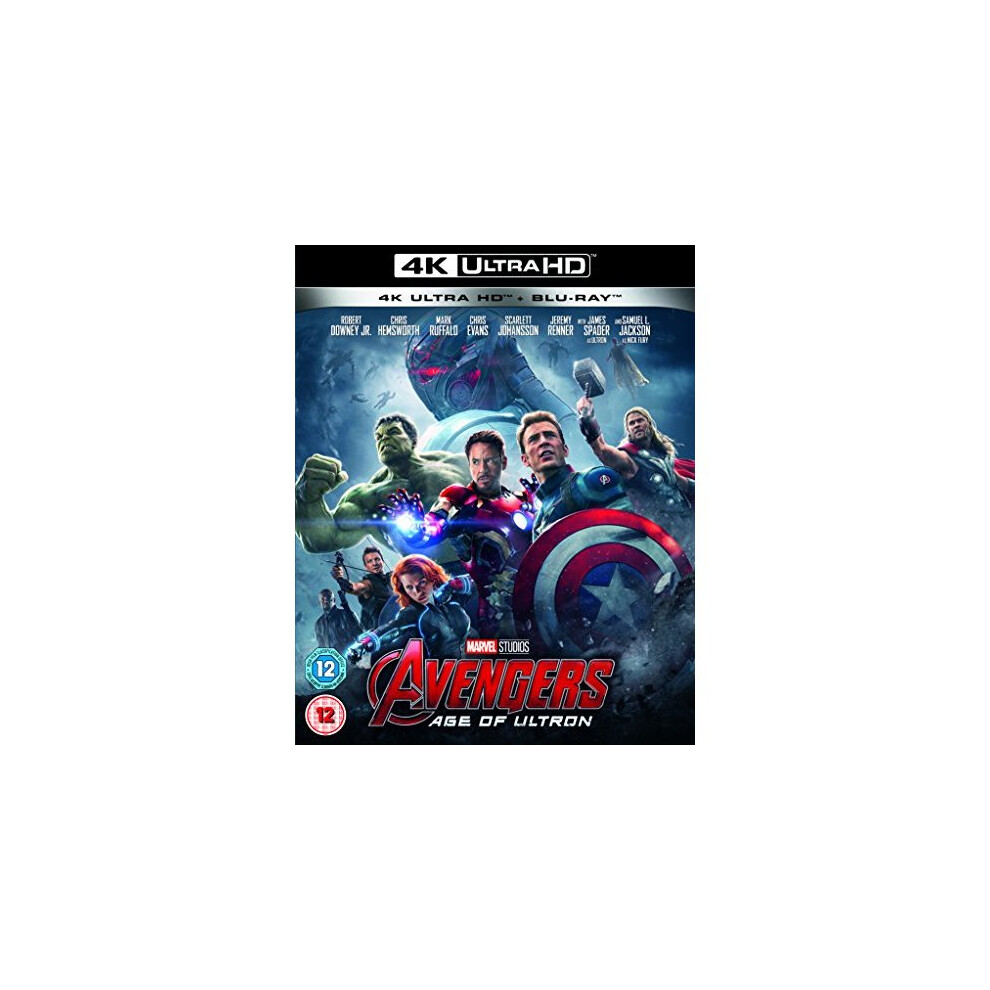 Avengers Age Of Ultron 4K Ultra HD + Blu-Ray [2018]