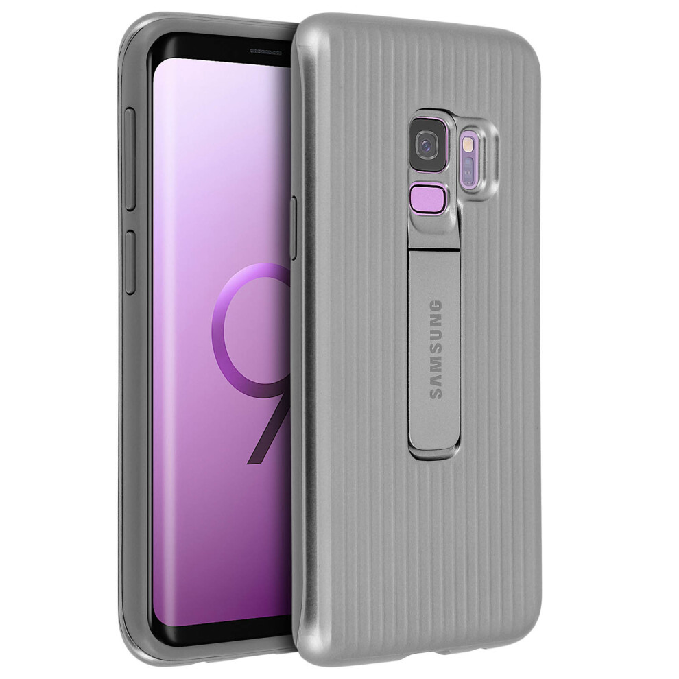 Official Samsung Rugged protective cover for Samsung Galaxy S9 - Silver