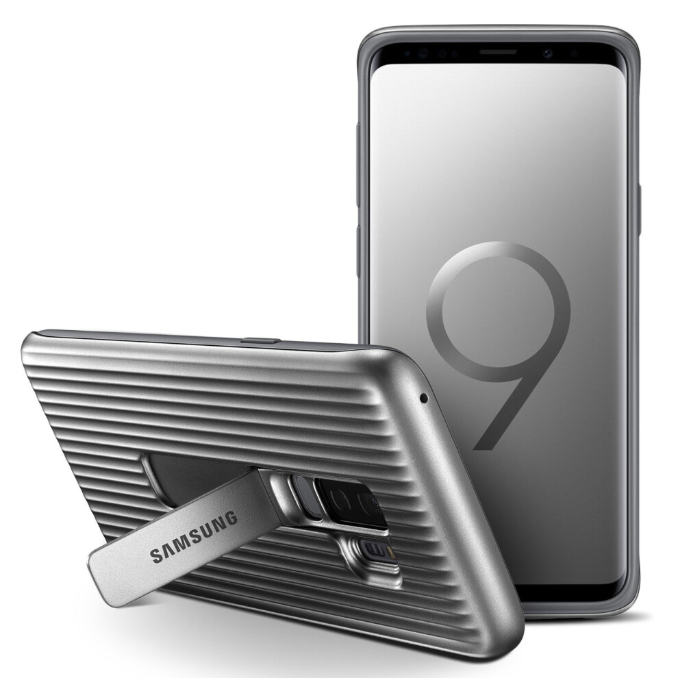 Official Samsung Rugged protective cover for Samsung Galaxy S9 Plus - Silver