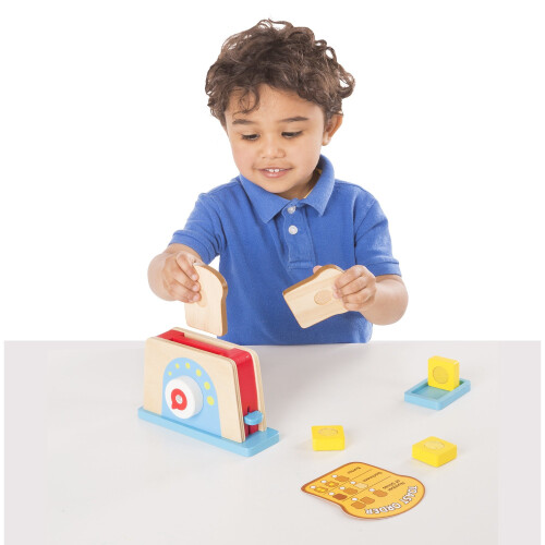 Melissa & Doug Melissa & Doug Bread & Butter Toaster Set (9 pcs) 1