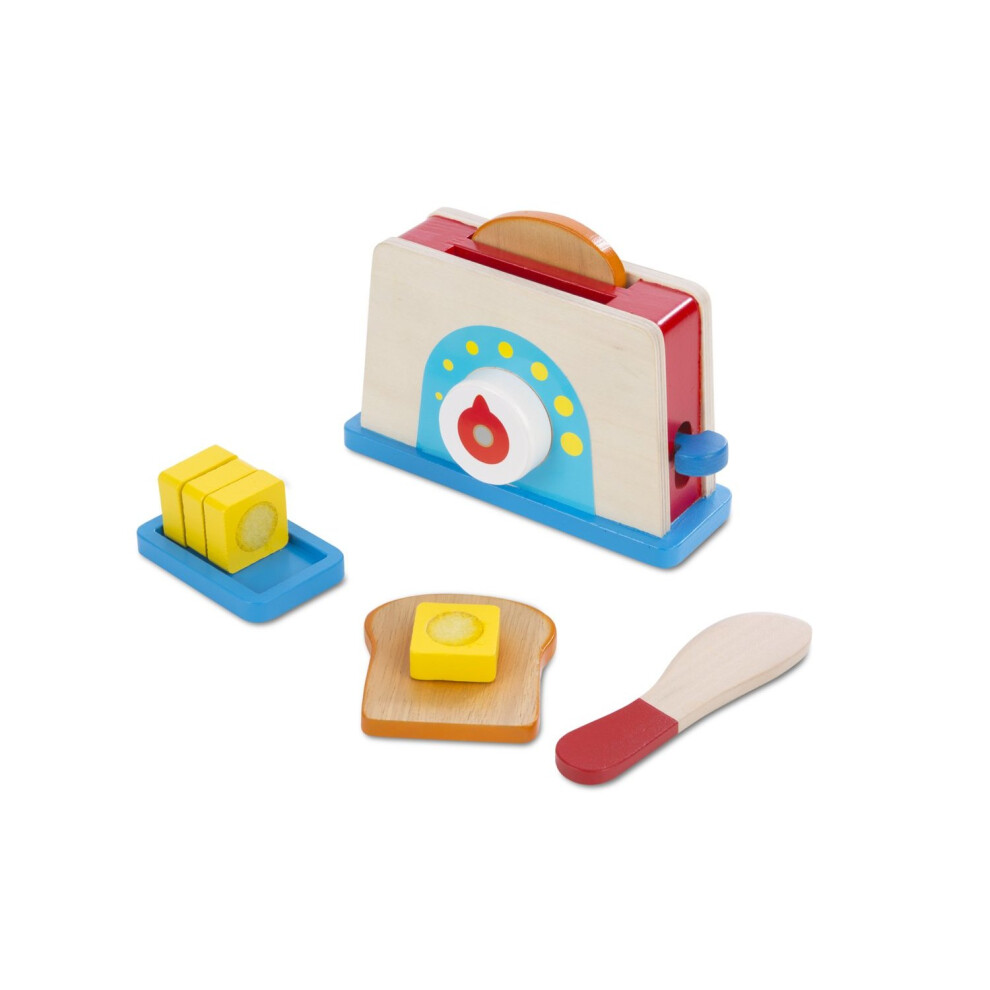 Melissa & Doug Bread & Butter Toaster Set (9 pcs)