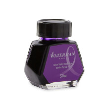 Waterman Fountain Pen Ink Bottle, 50 ml - Tender Purple