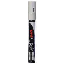 uni-ball uni Chalk Marker, Broad Bullet Tip - White, Pack of 4