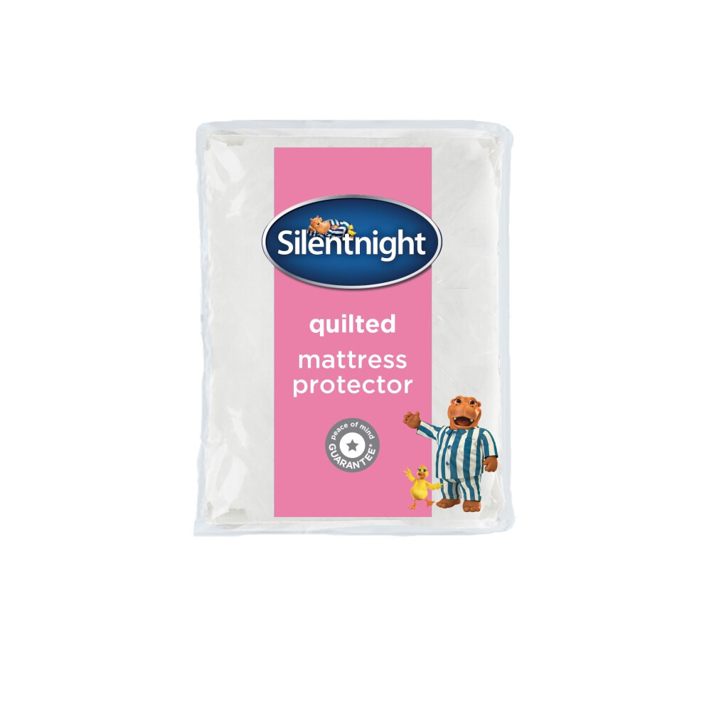 Silentnight Quilted Mattress Protector Plus, White, King