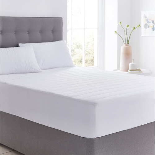 Silentnight Silentnight Quilted Mattress Protector Plus, White, King 1