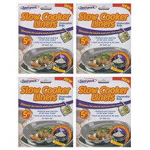 20 Sealapack Slow Cooker Liners Cooking Bags 4 x 5 Pack For Round & Oval Cookers