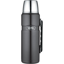 Thermos Stainless King Flask, Gun Metal, 1.2 L