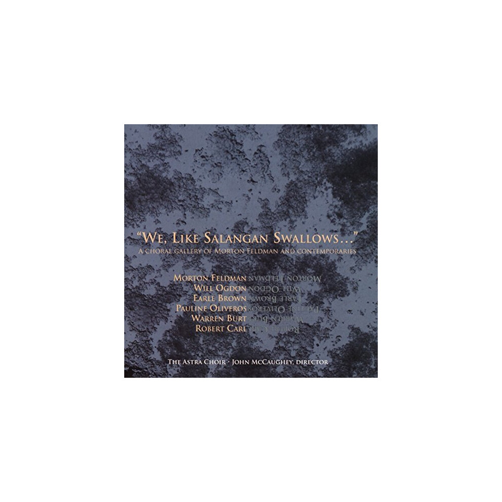 The Astra Choir - A Choral Gallery Of Morton Feldman And Contemporaries [CD]-image-OPC-PMHM5M-NEW