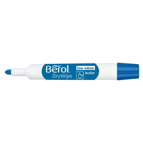 Berol Dry Wipe Bullet Tip Whiteboard Marker - Assorted Colours (Pack of 8) 2