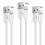 TTWISH iPhone Cable Lightning cable (3Pack 1M)  (White) 1
