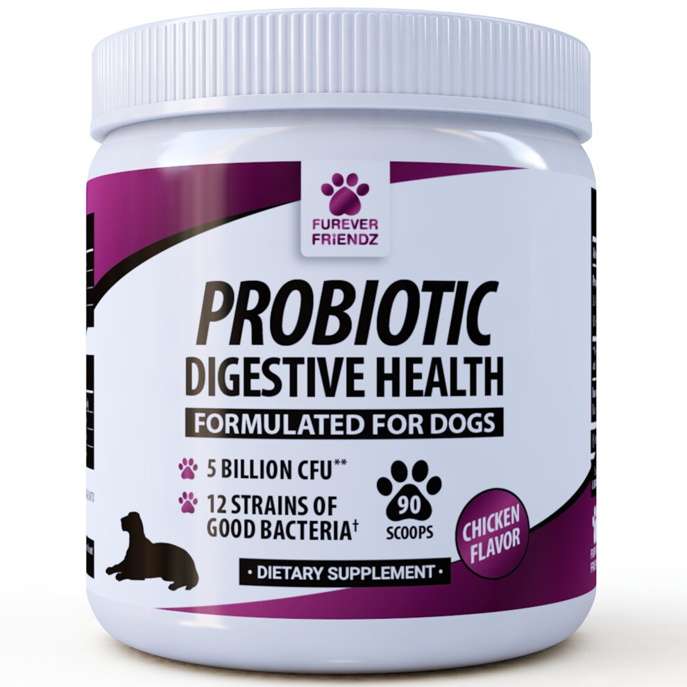 Dog Probiotic Digestive Health - Food Dietary Supplement - Advanced Formula