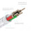TTWISH iPhone Cable Lightning cable (3Pack 1M)  (White) 3