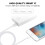 TTWISH iPhone Cable Lightning cable (3Pack 1M)  (White) 4