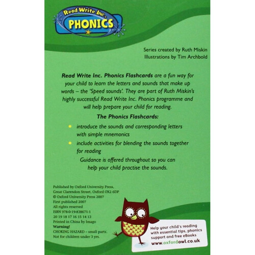 Read Write Inc. Home: Phonics Flashcards 1