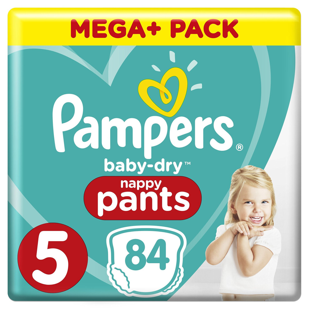 Pampers Baby Dry Pants with Air Ducts 84Â (Size 5)