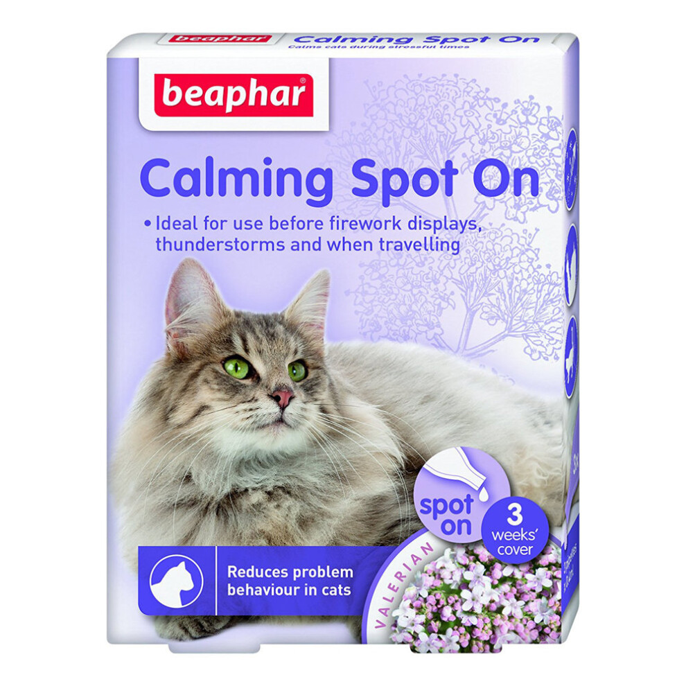 (2 Packs) Beaphar Calming Cat Spot On for Cats