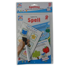 Learn To Spell: Spelling, Writing & Reading - 20 Wipe-Clean Worksheets with Pen (SPWH)