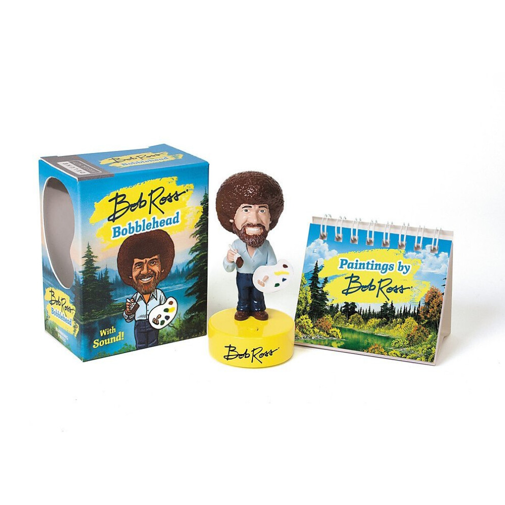 Bob Ross Bobblehead: With Sound! (Miniature Editions) Kit