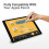 [2Pack] iPad Tempered Glass Screen Protector 9.7" 2018 2017 2016 2015 5