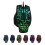 BAKTH Rainbow LED Backlit Mechanical USB Wired Gaming Keyboard Mouse Combo 7