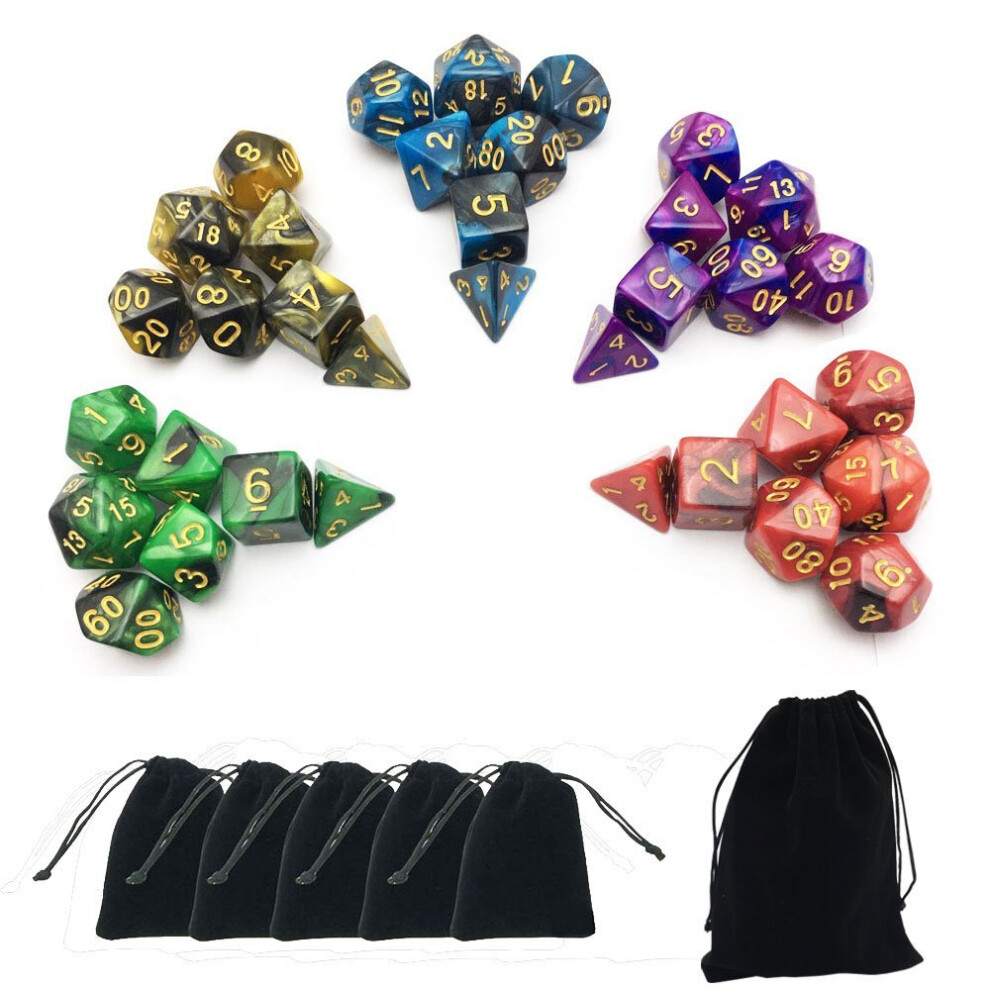 Photos - Other Toys Smartdealspro 5 x 7-Die Series Two Colors Dungeons and Dragons SDD530124