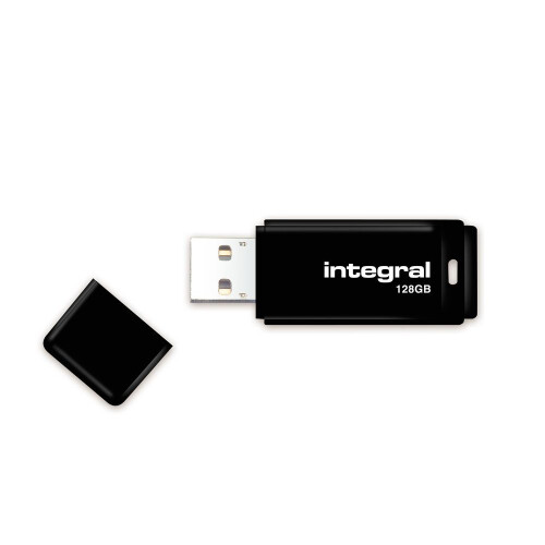 Pen Drive - INTEGRAL - 128 Go - USB 2.0 - Preto