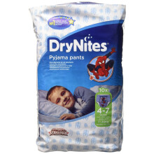 Huggies DryNites Pyjama Pants for Boys, Age 4-7 - 10 Pants Total