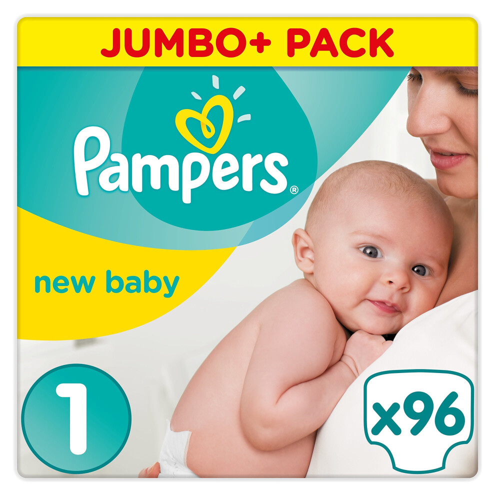 Pampers New Baby, 96 Nappies, 2-5 kg - Size 1