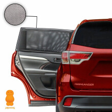 BEST CAR WINDOW SHADES - Blocks UV Rays - Covers Rear Side Window Pack of 2