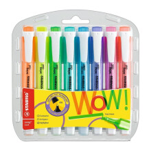 STABILO Swing Cool Highlighter - Assorted Colours, Wallet of 8