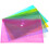 H&S 30 A4 Plastic Document Files Wallet Folder Foolscap Popper Wallets 1