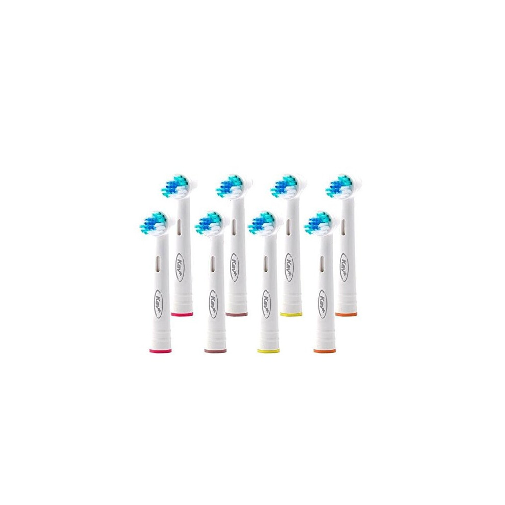 8 Pcs Electric Toothbrush Heads Replacement for Braun Oral B