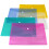 H&S 30 A4 Plastic Document Files Wallet Folder Foolscap Popper Wallets 2