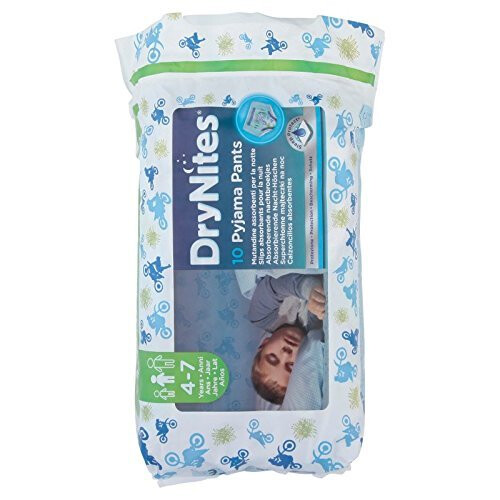 Huggies DryNites Pyjama Pants for Boys, Age 4-7 - 10 Pants Total 1