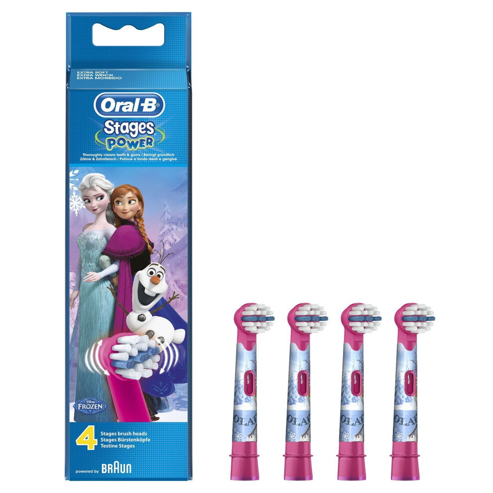 Oral-B Stages Kids Frozen Replacement Toothbrush Heads - Pack of 4