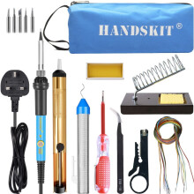 Soldering Iron Kit, 60W 220V Adjustable Temperature Soldering-iron Gun Kit