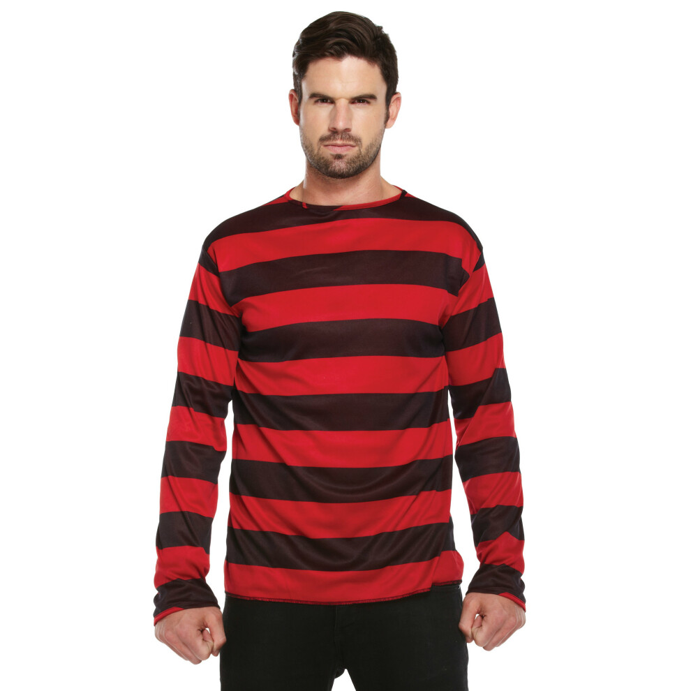 Freddy Krueger / Dennis the Menace Red & Black Striped Jumper