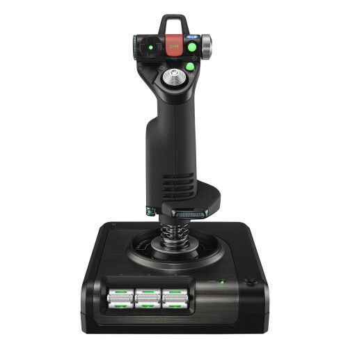 Logitech Joystick - Filaire - Logitech G - X52 Pro Flight Control Panel - Compatible PC - Noir 1