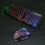 BAKTH Rainbow LED Backlit Mechanical USB Wired Gaming Keyboard Mouse Combo 5