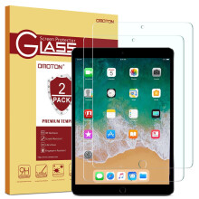 [2 Pack] iPad Pro 10.5 Screen Protector, OMOTON Tempered Glass