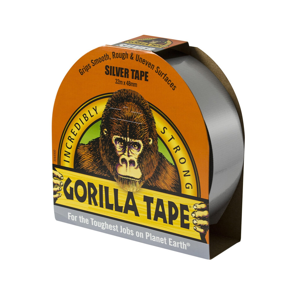 GORILLA 3044901 32 m Tape for Uneven Surfaces - Silver