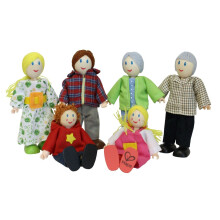 Hape HAP-E3500 Happy Family-Caucasian - Multicolor